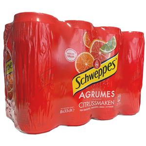 SCHWEPPES AGRUM 8X33